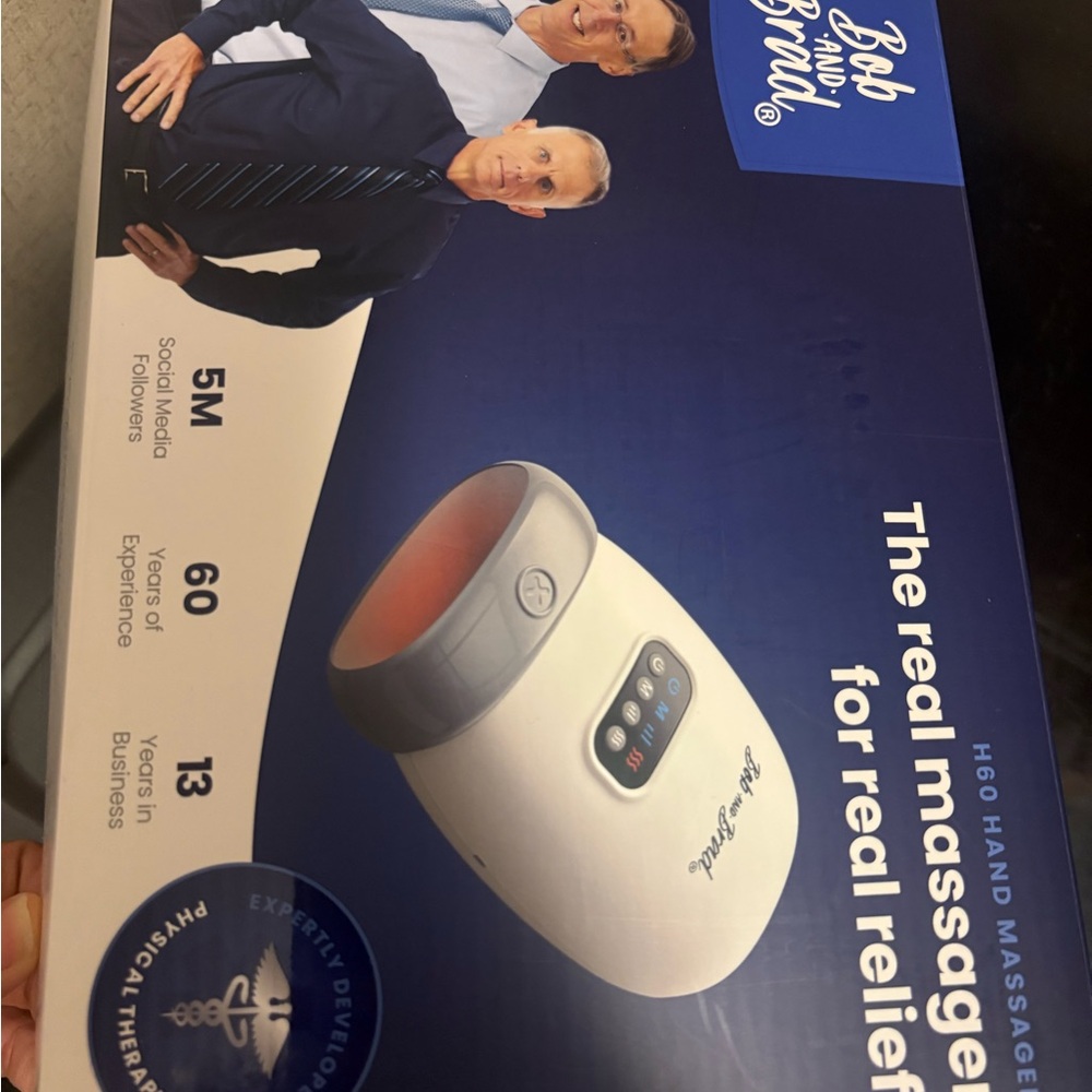 Bob and Brad H60 Hand Massager - White and Gray